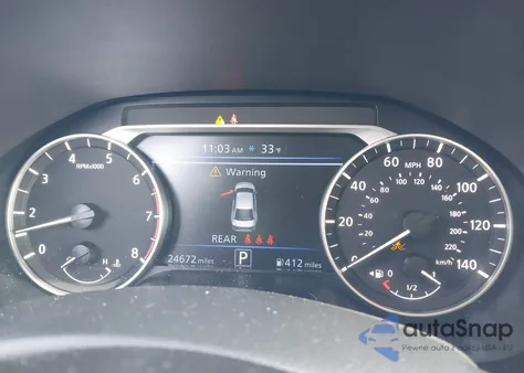 2025 Nissan Altima Sv Fwd from USA, damaged, VIN 1N4BL4DV2SN366180